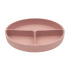 Talíř dělený s přísavkou Platinum Silicone Blush