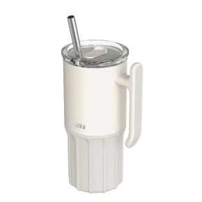 Nerezový termohrnek s brčkem Umi Ivory 720 ml