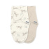 INGENUITY Zavinovačka SwaddleMe™  Ulitka bavlna Born free 2ks 0,5 TOG 0-3m