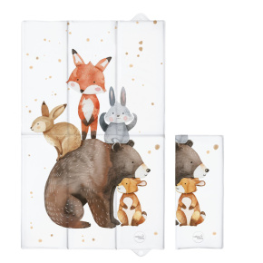 CEBA Podložka přebalovací cestovní (80x50) Basic Forest Friends