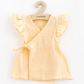 Letní kojenecké mušelínové šaty New Baby Leny peach Dle obrázku 62 (3-6m)