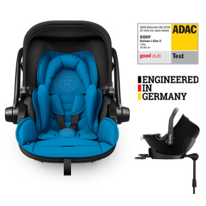 KIDDY Autosedačka Evoluna i-size 2 + Isofix základna 40-83 cm Sky Blue