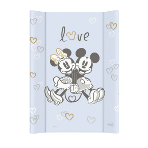 CEBA Podložka přebalovací s pevnou deskou COMFORT (50x70) Disney Minnie & Mickey Blue