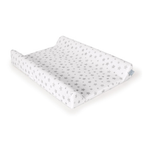 CEBA Potah na přebalovací podložku 50x70-80 cm 2 ks Light Grey+Grey Stars