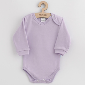Kojenecké bavlněné body New Baby Casually dressed fialová Fialová 80 (9-12m)