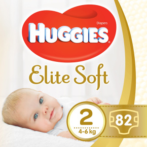 HUGGIES® Extra Care pleny jednorázové 2 (3-6 kg) 82 ks