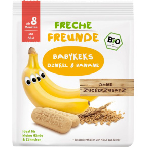 FRECHE FREUNDE BIO Sušenky Špalda a banán 100 g, 8m+
