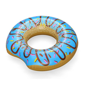 Dětský velký nafukovací kruh Bestway DONUT 107cm modrý Modrá 