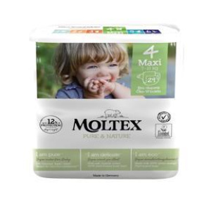 MOLTEX Pure&Nature Pleny jednorázové 4 Maxi (7-14 kg) 29 ks