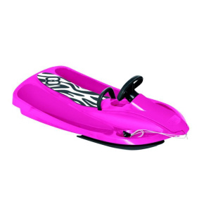 HAMAX Sněžný bob Snow Zebra - Pink/Grey