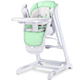 Dětská jídelní židlička 2v1 Caretero Indigo mint Zelená 