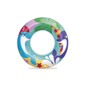 Dětský nafukovací kruh Bestway 51cm Delfíni Multicolor 