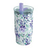 Nerezový termohrnek s brčkem Mist Violet Blooms 720 ml