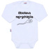 Body s potiskem New Baby Oteckova najrýchlejšia Bílá 86 (12-18m)