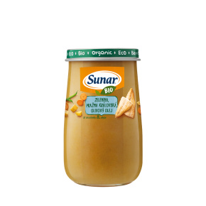 SUNAR BIO příkrm zelenina, pražma královská 8m+, 190 g