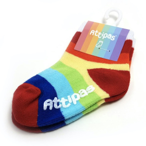 ATTIPAS Ponožky Socks Rainbow AR03 White vel.19