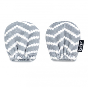 Dětské rukavice proti poškrábání MITTENS Silver Grey