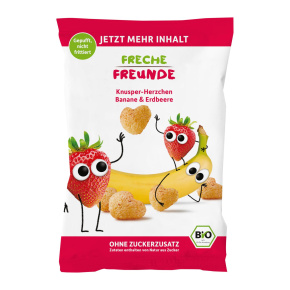 FRECHE FREUNDE BIO Křupky Kukuřice, banán a jahoda 12 m, 30 g
