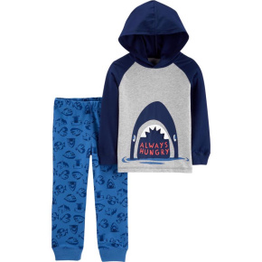 CARTER'S Set 2dílný mikina, kalhoty Shark chlapec 12 m/vel. 80