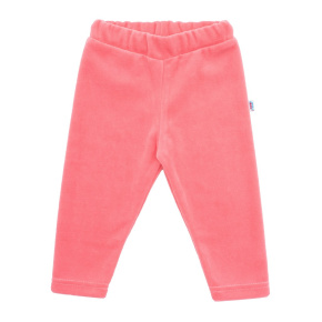 Kojenecké semiškové legíny New Baby For Girls Růžová 74 (6-9m)