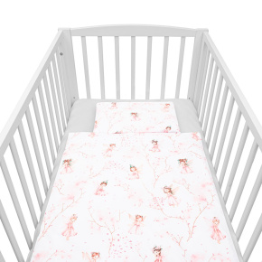 2-dílné ložní povlečení New Baby Víly 90/120 cm Růžová 