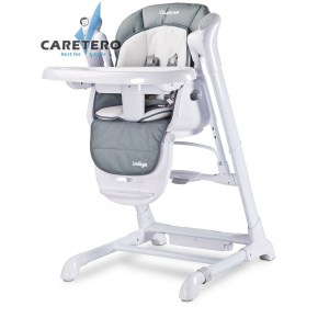 Dětská jídelní židlička 2v1 Caretero Indigo grey Šedá 