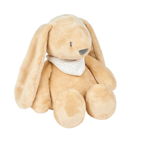 NATTOU Uspáváček plyšový hudební se světýlkem a senzorem pláče 4v1 Sleepy Bunny Pale Brown 0m+