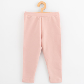 Dětské legíny z teplákoviny New Baby Kindergarten light pink Růžová 128/134