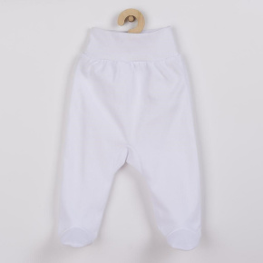 Kojenecké polodupačky New Baby Classic II bílé Bílá 74 (6-9m)