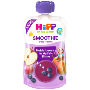 HiPP BIO Smoothie Jablko-Hruška-Borůvky, 100 g