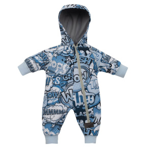 Softshellový kojenecký overal New Baby Komix Modrá 86 (12-18m)