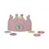 LITTLE DUTCH Korunka narozeninová s čísly Pink