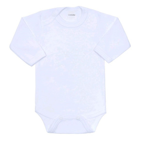 Body dlouhý rukáv New Baby II - bílé Bílá 86 (12-18m)