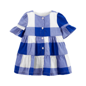 CARTER'S Šaty Blue White holka 3m