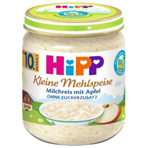HiPP BIO Mléčná rýže s jablky od uk. 9. měsíce, 200 g
