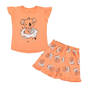 Dětské letní pyžamko New Baby Dream lososové Dle obrázku 74 (6-9m)