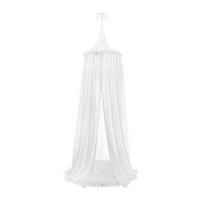 Závěsný stropní luxusní baldachýn-nebesa + podložka Belisima bílá Bílá 