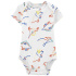 CARTER'S Body krátký rukáv Ivory Dino chlapec 6m