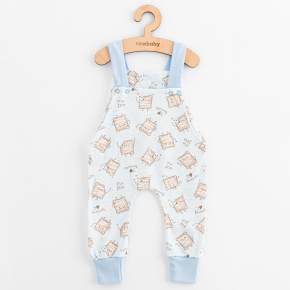 Dětské bavlněné lacláčky New Baby Biscuits modrá Modrá 62 (3-6m)