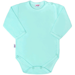 Kojenecké celorozepínací body New Baby Classic II mátové Zelená 56 (0-3m)