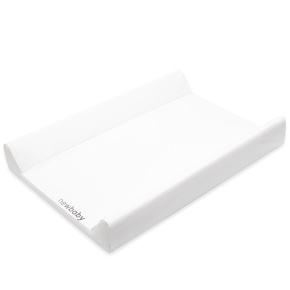Přebalovací podložka měkká New Baby BASIC white 49x70cm Bílá 