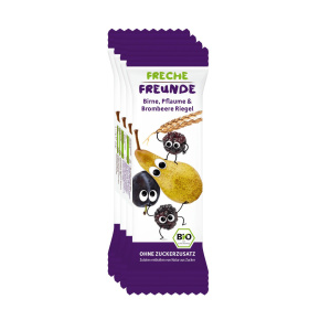 4x FRECHE FREUNDE BIO Tyčinka ovocná Hruška, švestka a ostružina 23 g, 12m+