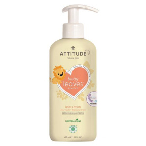 ATTITUDE Dětské telové mléko Baby leaves s vůní hruškové šťávy 473 ml