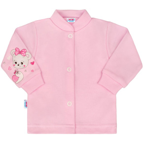 Kojenecký kabátek New Baby myška růžový Růžová 74 (6-9m)