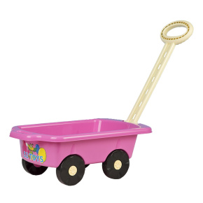 Dětský vozík Vlečka BAYO 45 cm růžový Růžová 