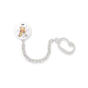 Řetízek na šidítko NUK Disney Medvídek PÚ šedý Šedá 