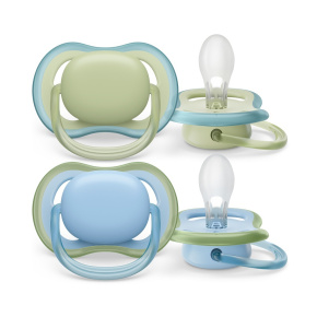 Philips AVENT Šidítko Ultra air neutral 0-6m chlapec modrá, 2ks