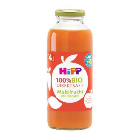 HiPP 100 % Bio Juice Ovocná šťáva s karotkou 330ml