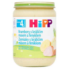HiPP brambory s králičím masem a fenyklem 190 g