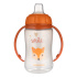CANPOL BABIES Hrneček tréningový s úchyty Cute Animals oranžová liška, 320ml